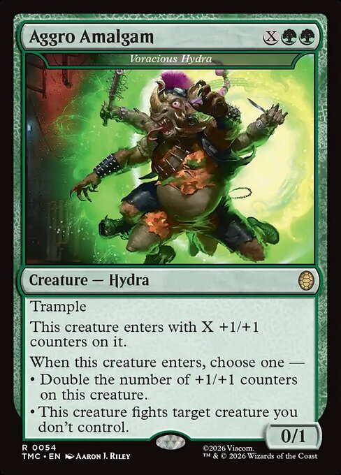 Voracious Hydra (Aggro Amalgam) - Surge Foil