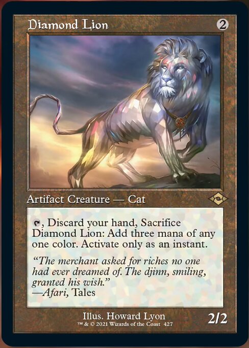 Diamond Lion - Foil-Etched