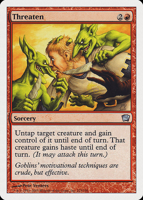 Threaten - Foil