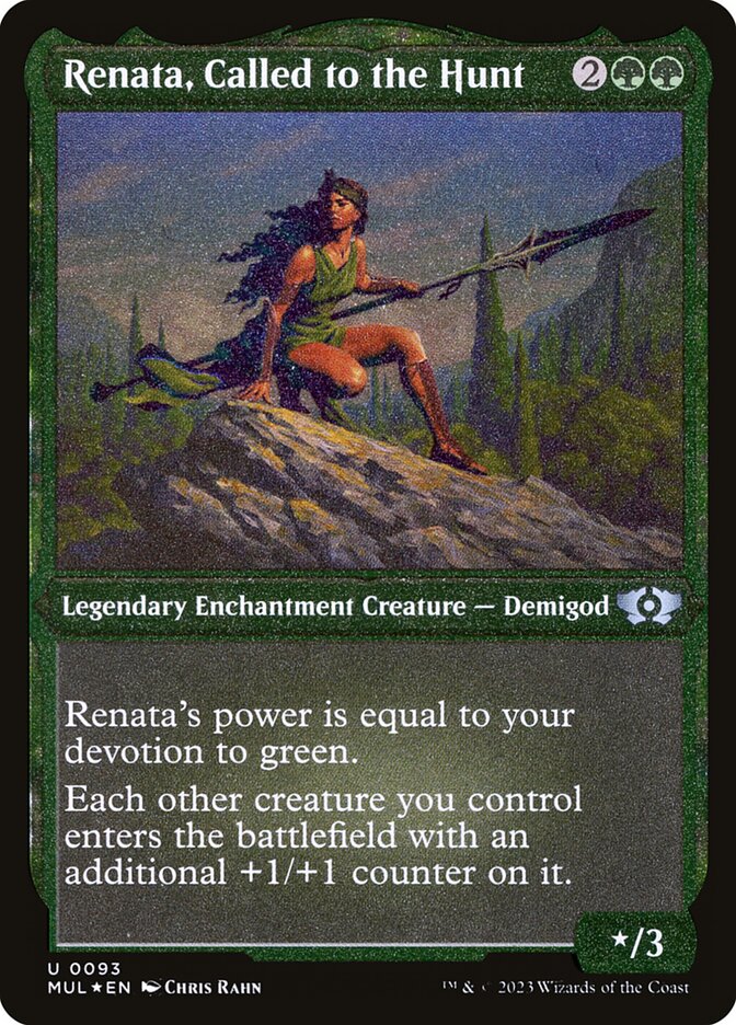 Renata, Called to the Hunt - Foil-Etched