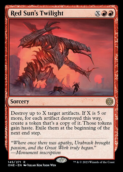 Red Sun's Twilight - Foil