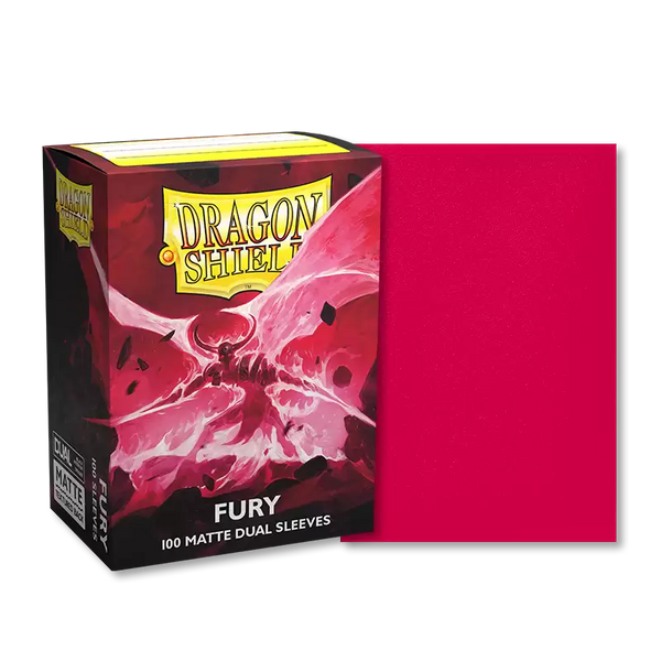 Dragon Shield - 63mm X 88mm - Standard Dual Matte - Fury 100 ct.