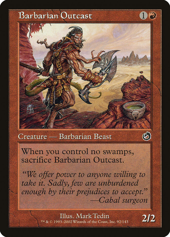 Barbarian Outcast - Foil
