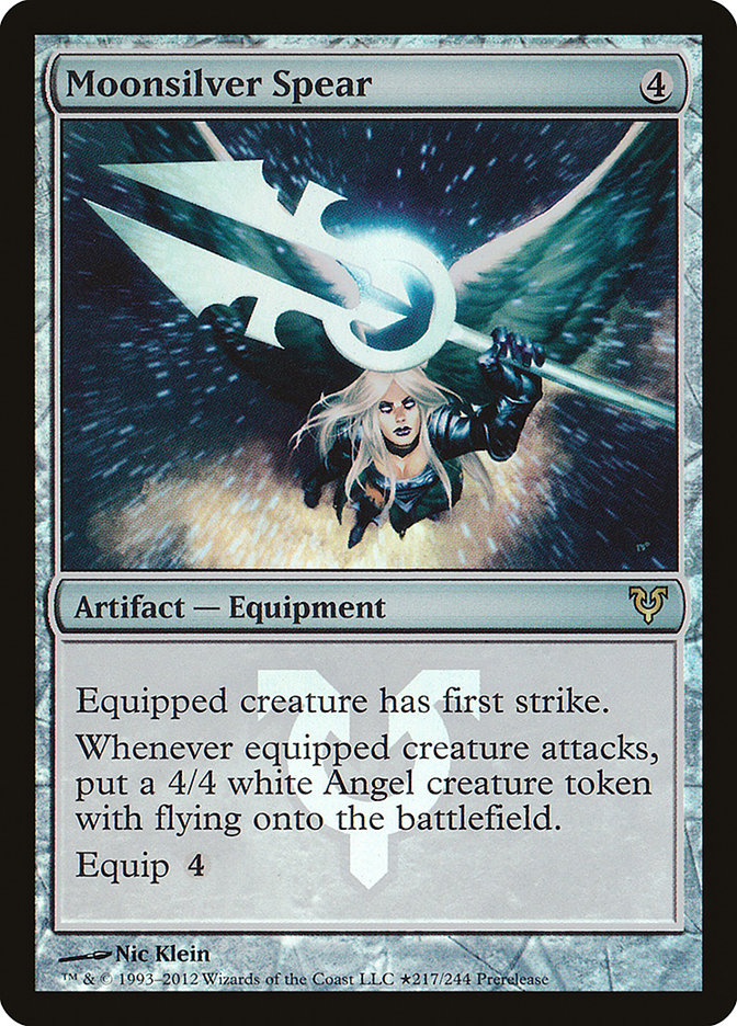 Moonsilver Spear - Foil - Prerelease Promo