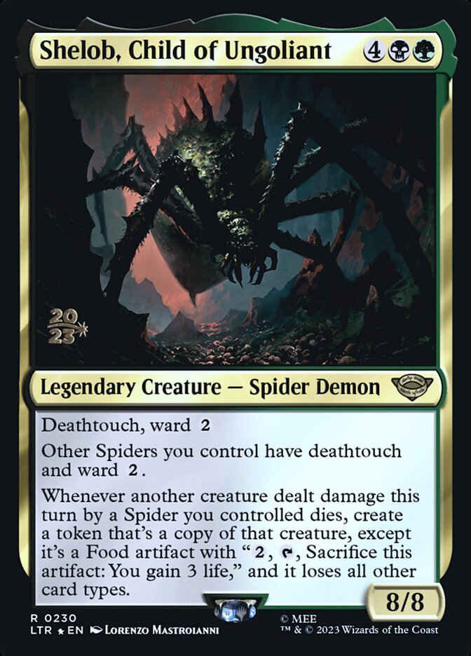 Shelob, Child of Ungoliant - Foil - Prerelease Promo