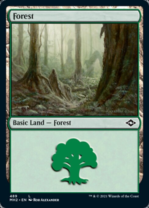 Forest (489) - Foil-Etched