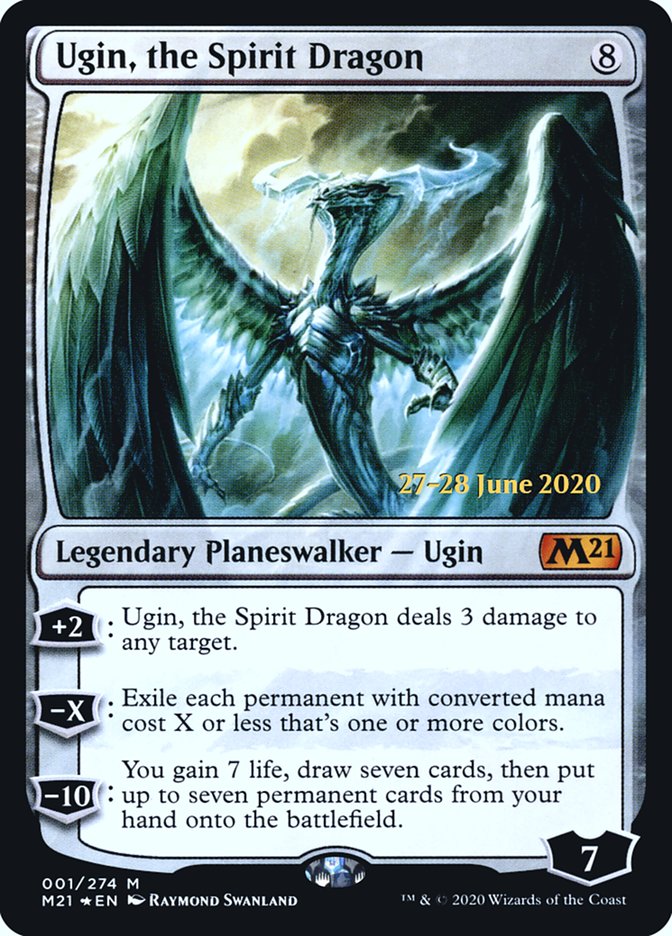 Ugin, the Spirit Dragon - Foil - Prerelease Promo