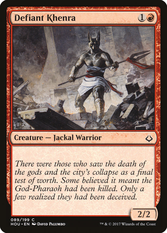 Defiant Khenra - Foil