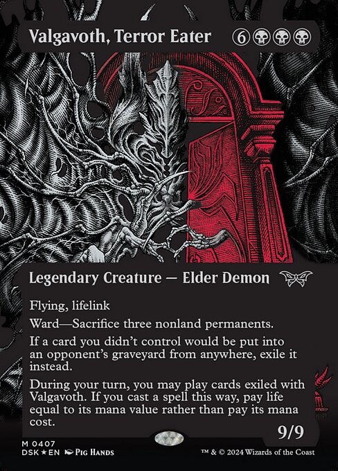 Valgavoth, Terror Eater - Textured Foil - Foil