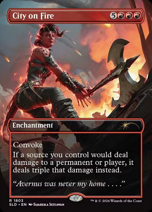 City on Fire - Foil