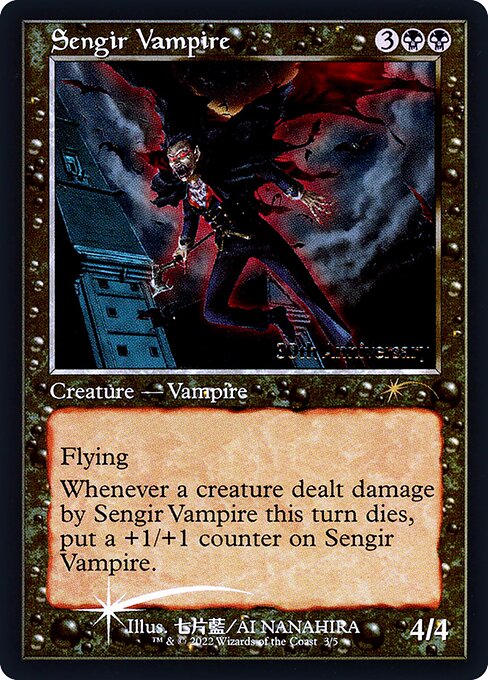 Sengir Vampire - Foil - Anime Retro Frame - 30th Anniversary Promo