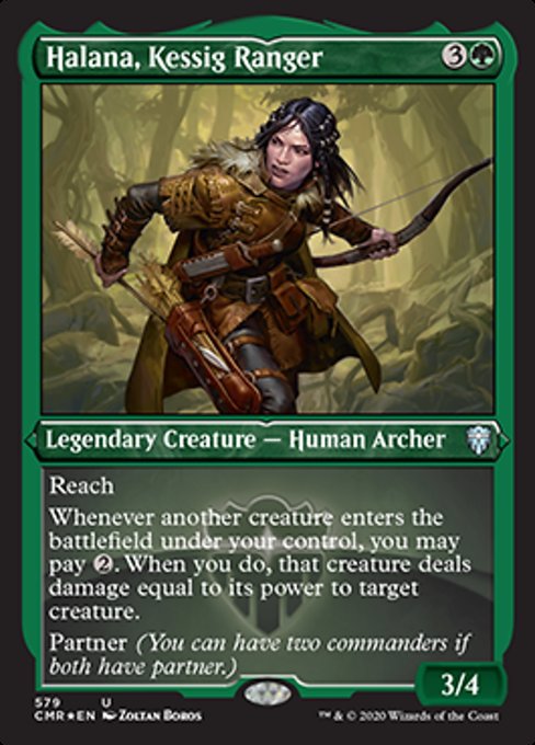 Halana, Kessig Ranger - Foil-Etched