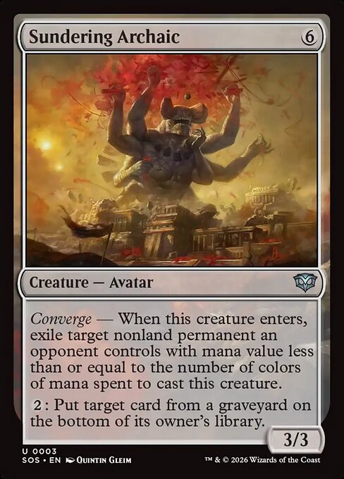 Sundering Archaic - Foil