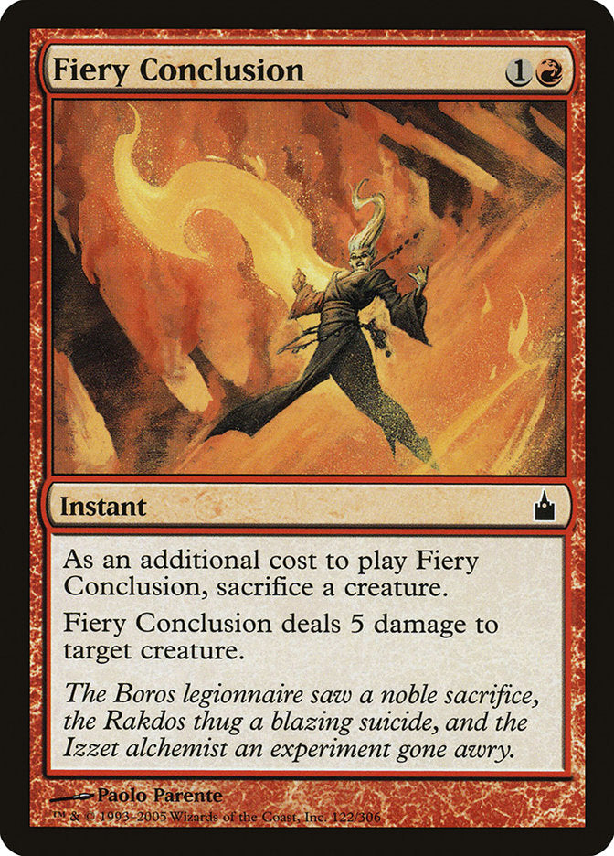 Fiery Conclusion - Foil