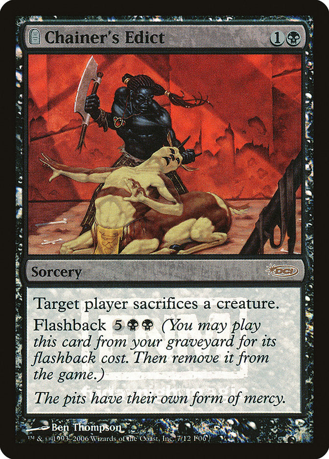Chainer's Edict - Foil - FNM Promo