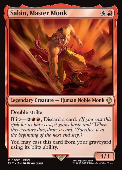 Sabin, Master Monk - Surge Foil