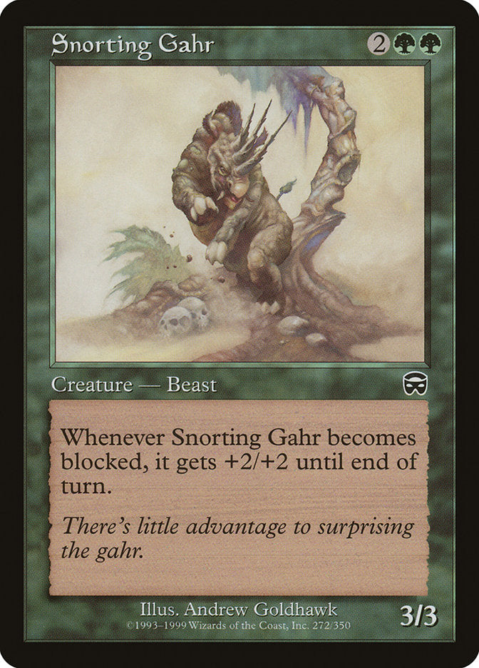 Snorting Gahr - Foil