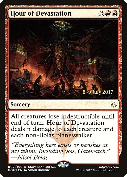 Hour of Devastation - Foil - Prerelease Promo
