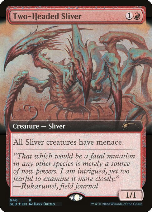 Two-Headed Sliver - Foil