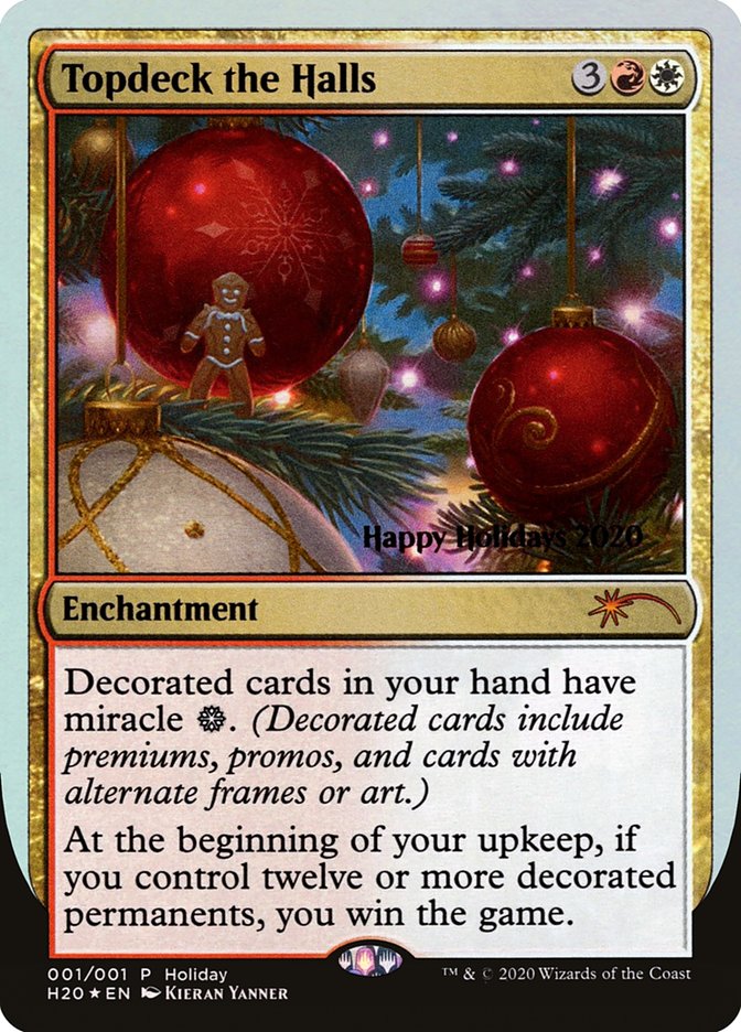 Topdeck the Halls - Foil - Holiday Promo