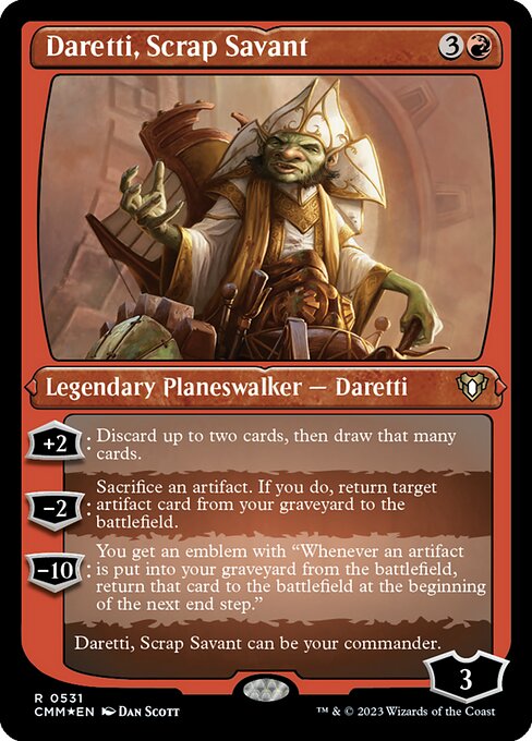 Daretti, Scrap Savant - Foil-Etched