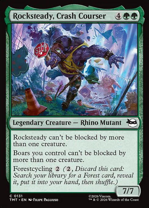 Rocksteady, Crash Courser - Foil