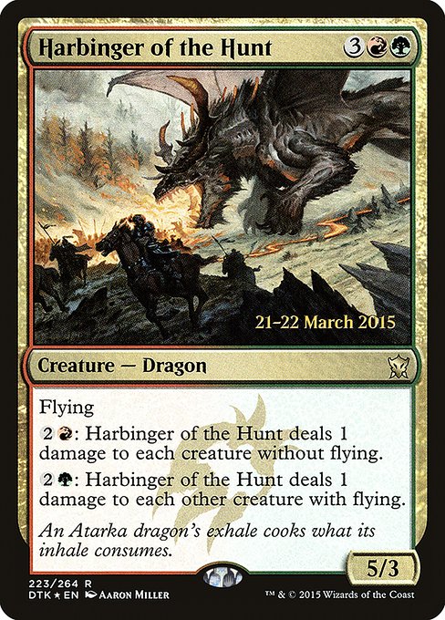 Harbinger of the Hunt - Foil - Prerelease Promo