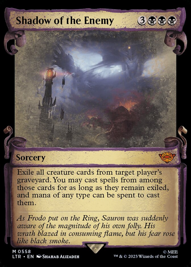 Shadow of the Enemy - Silver Foil