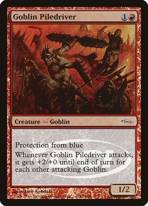 Goblin Piledriver - Foil - Judge Promo