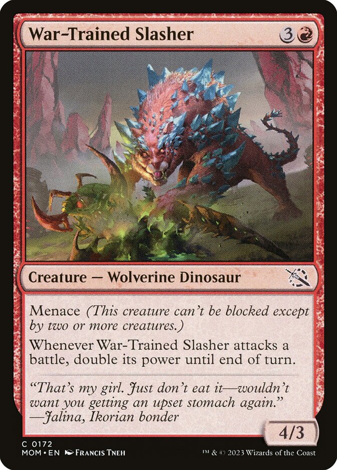 War-Trained Slasher - Foil