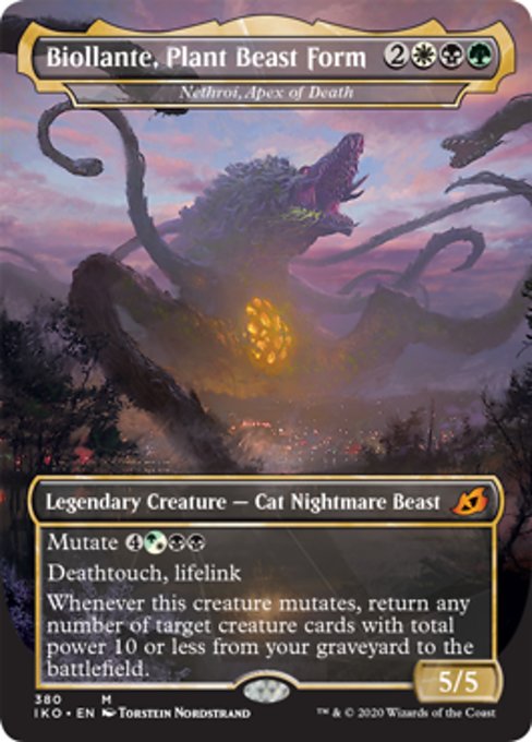 Nethroi, Apex of Death (Biollante, Plant Beast Form)