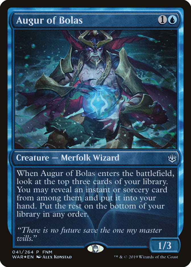 Augur of Bolas - Foil - FNM Promo