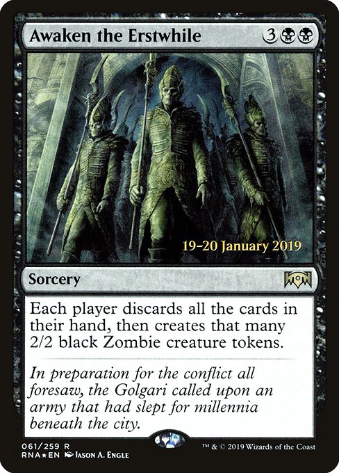 Awaken the Erstwhile - Foil - Prerelease Promo