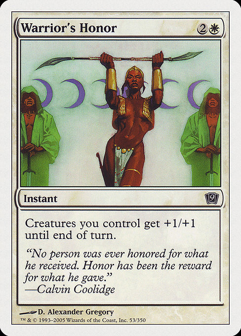 Warrior's Honor - Foil