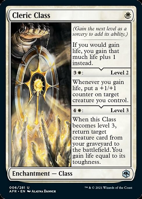 Cleric Class - Foil