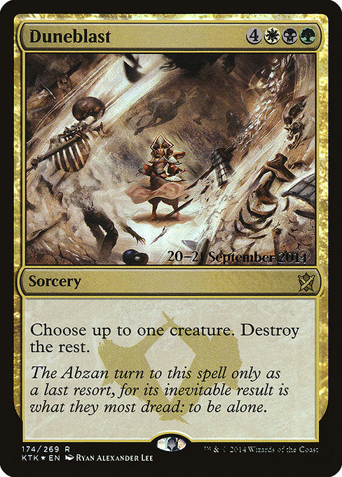 Duneblast - Foil - Prerelease Promo