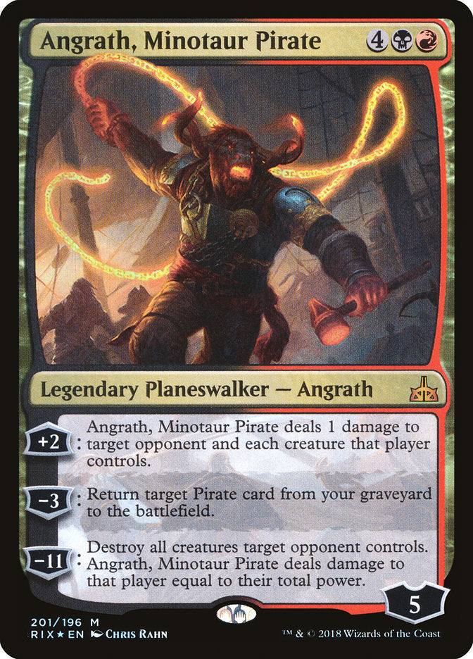 Angrath, Minotaur Pirate - Foil - Planeswalker Deck Exclusive
