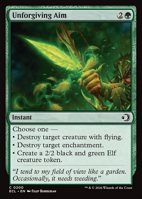 Unforgiving Aim - Foil