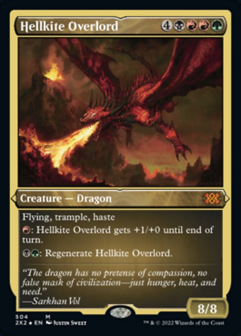 Hellkite Overlord - Foil Etched