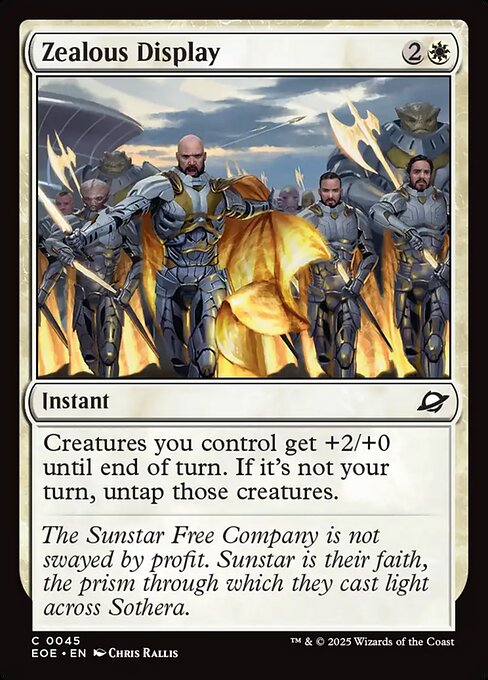Zealous Display - Foil