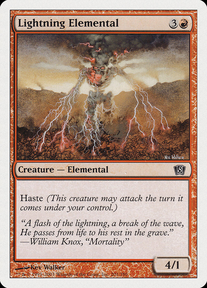 Lightning Elemental - Foil