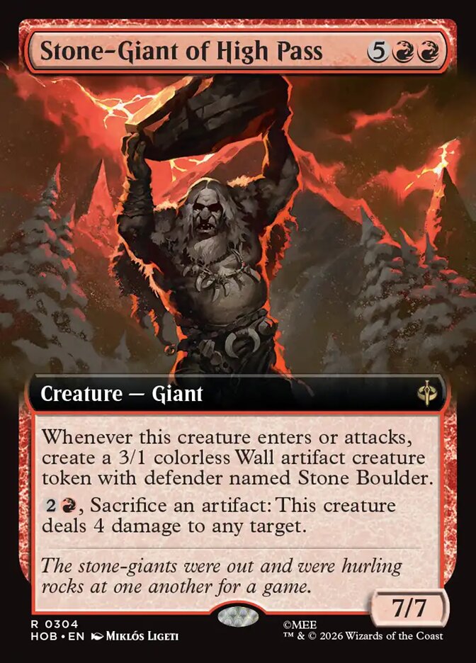 Stone-Giant of High Pass - Foil