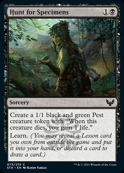 Hunt for Specimens - Foil
