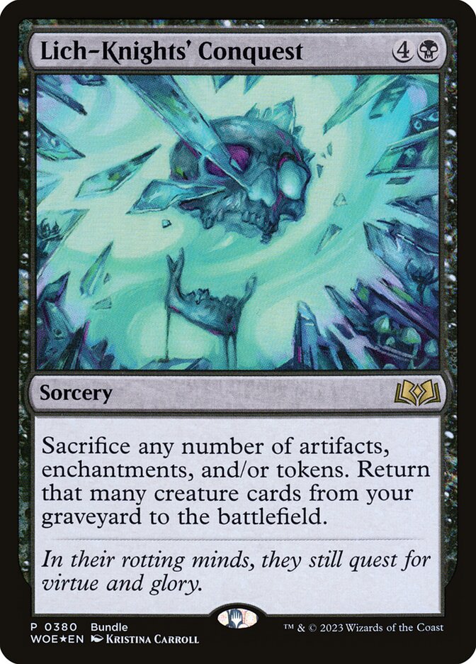 Lich-Knights' Conquest - Foil - Bundle Promo