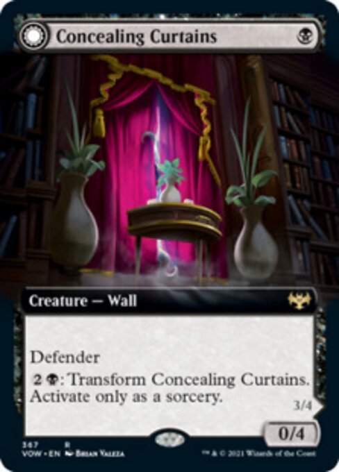 Concealing Curtains - Foil