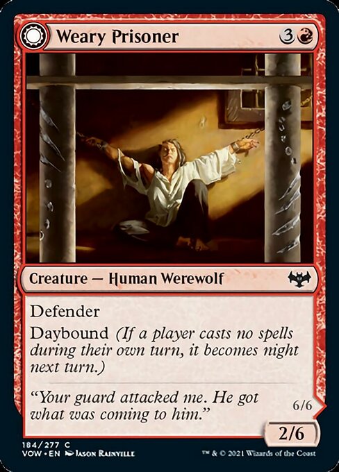 Weary Prisoner - Foil