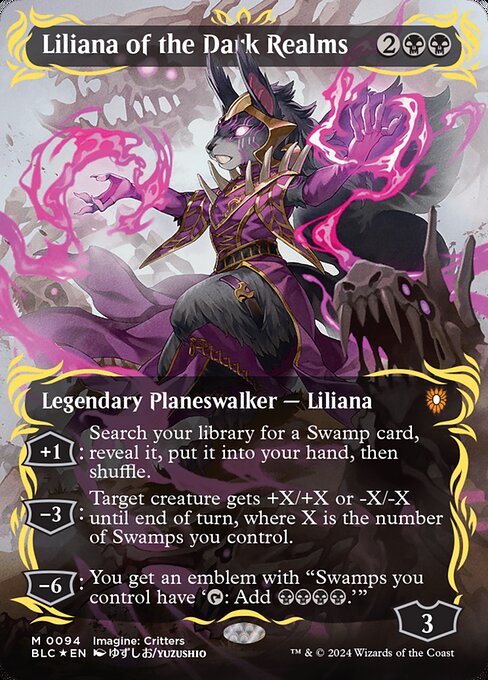 Liliana of the Dark Realms - Raised Foil