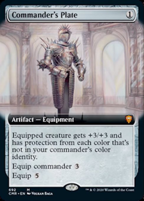 Commander's Plate - Foil