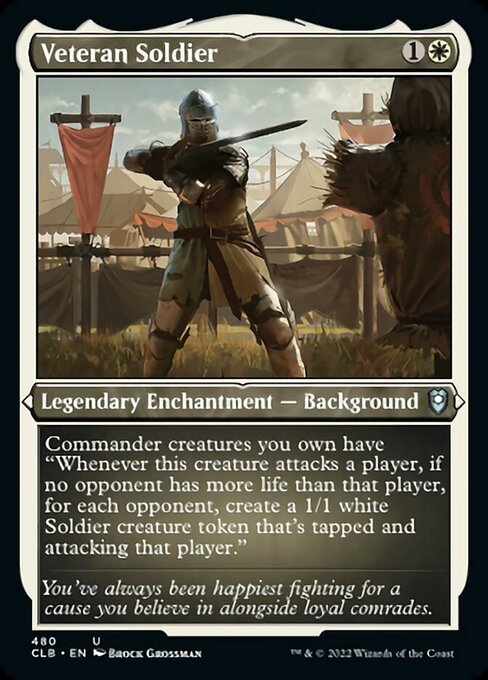 Veteran Soldier - Foil-Etched