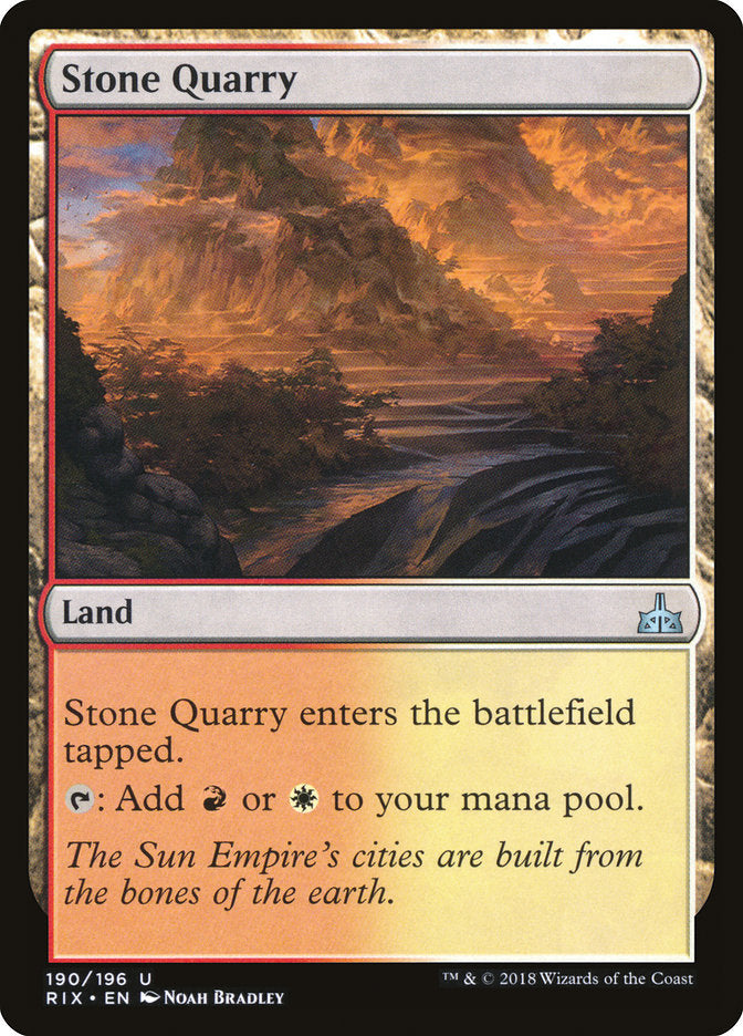 Stone Quarry - Foil